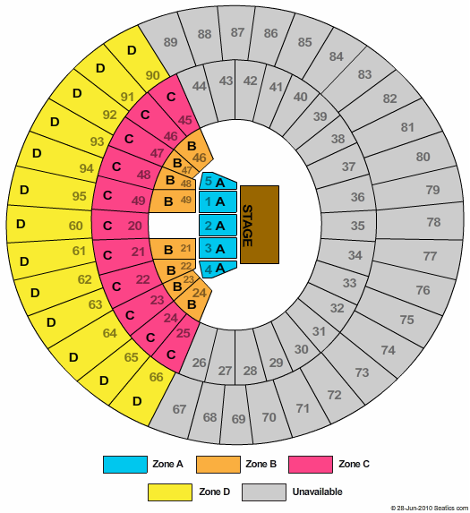 Frank Erwin Center Make A Difference Zone Seating Chart
